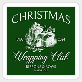 Christmas Wrapping Club Family Christmas Presents Xmas Gifts Sticker